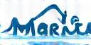 Marina Tails company logo featuring a dog's tail and a wave.